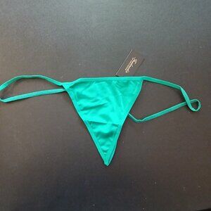 Frederick's of Hollywood Women's Exxtreme Mini G-String 1X NWT Green